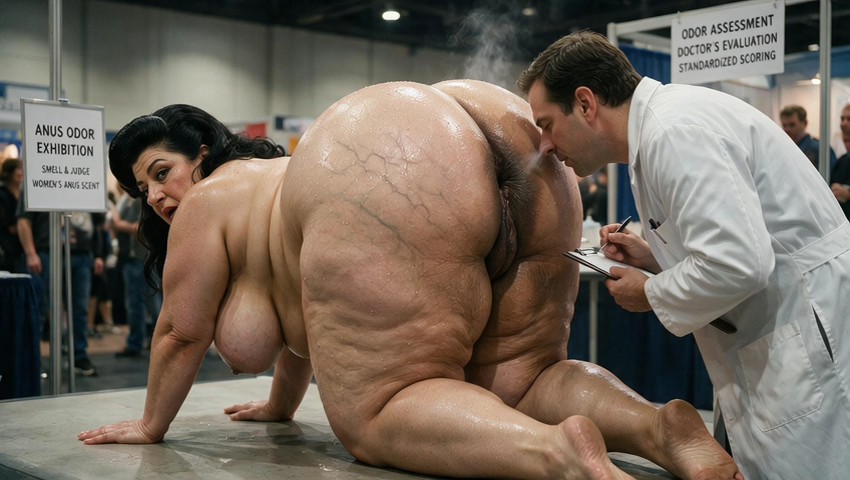 (women moans: 1.39), women must spread her ass cheeks with her hands showing …